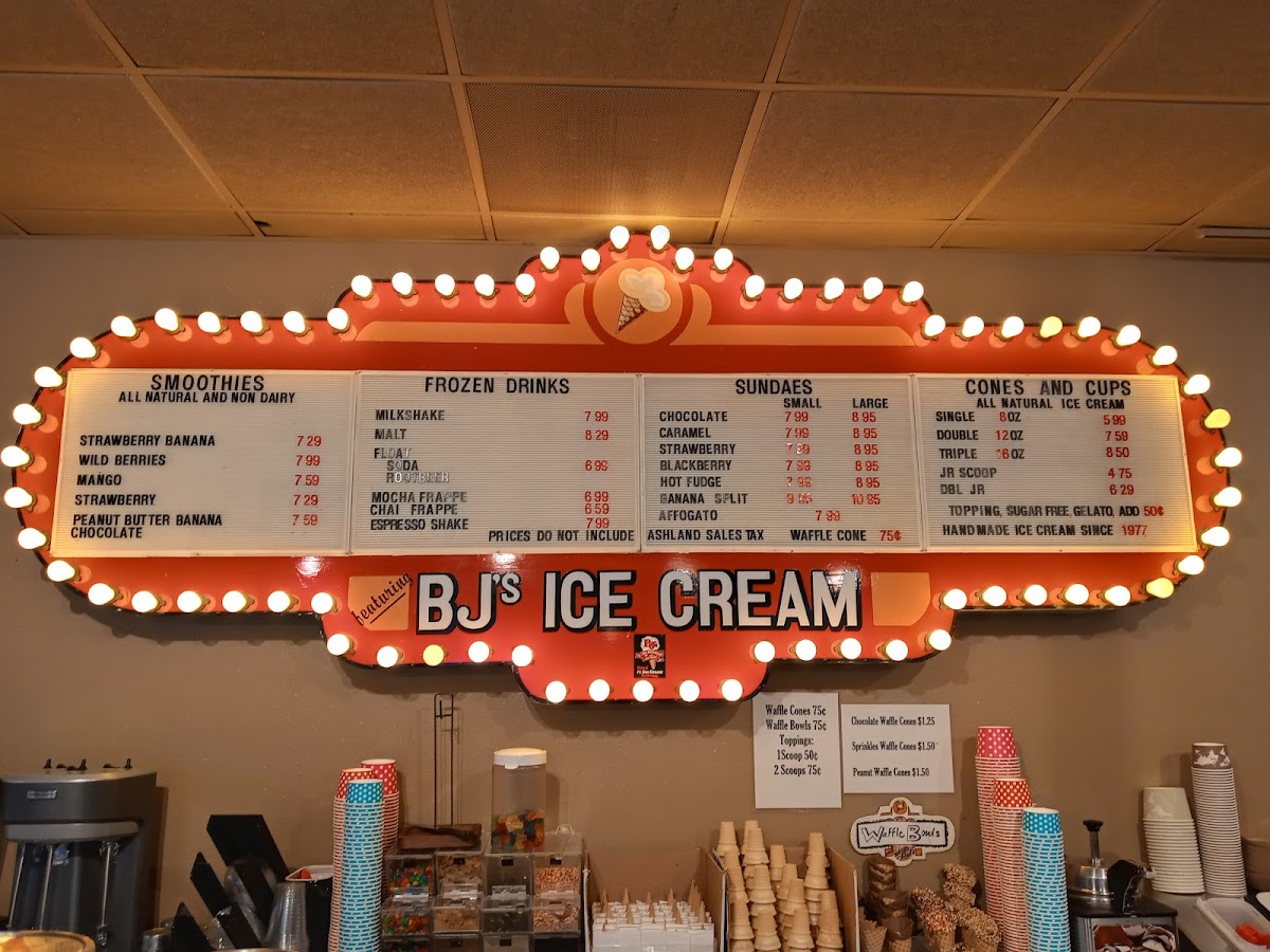 Zoey's Cafe & Artisan Ice Cream Photo Menu 1