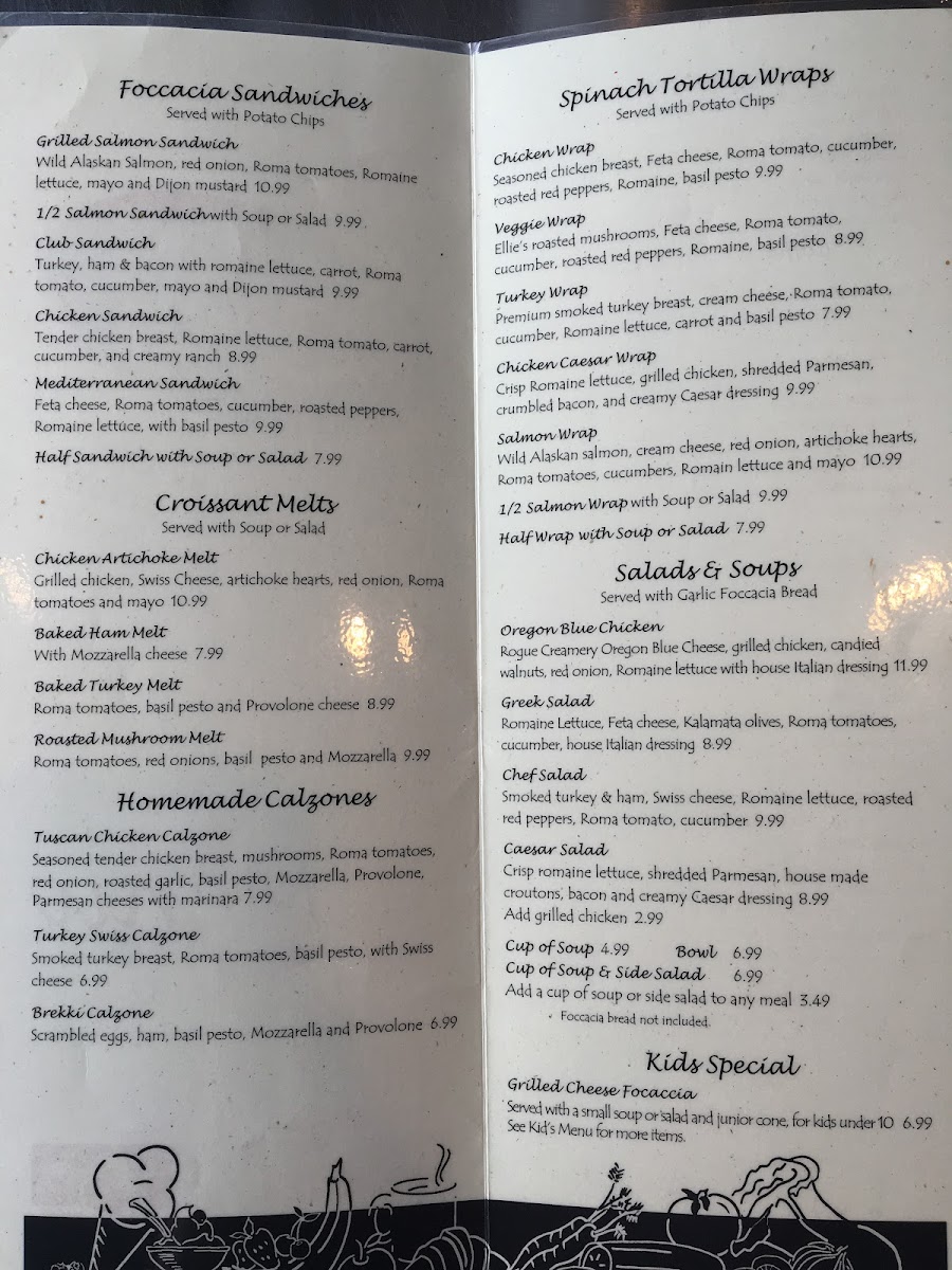 Zoey's Cafe & Artisan Ice Cream Photo Menu 7