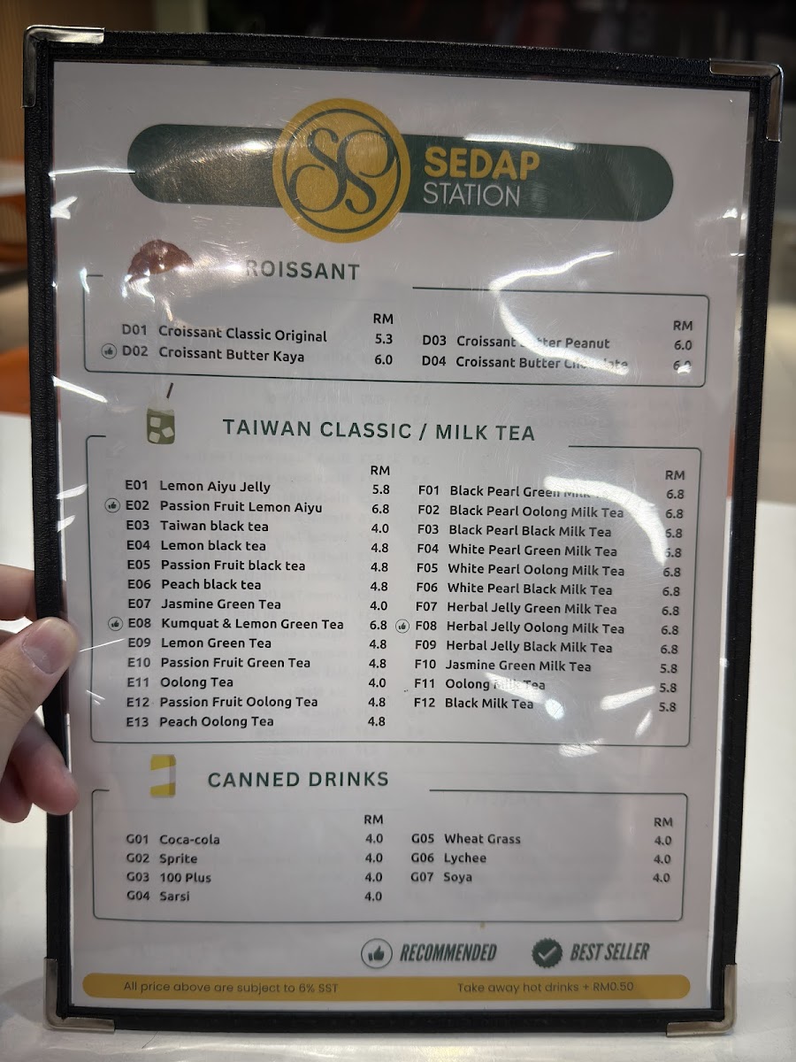 Sedap Station Photo Menu 4