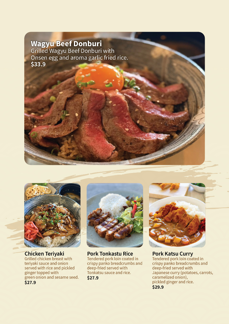 KINJI NOODLE AND RICE Photo Menu 3