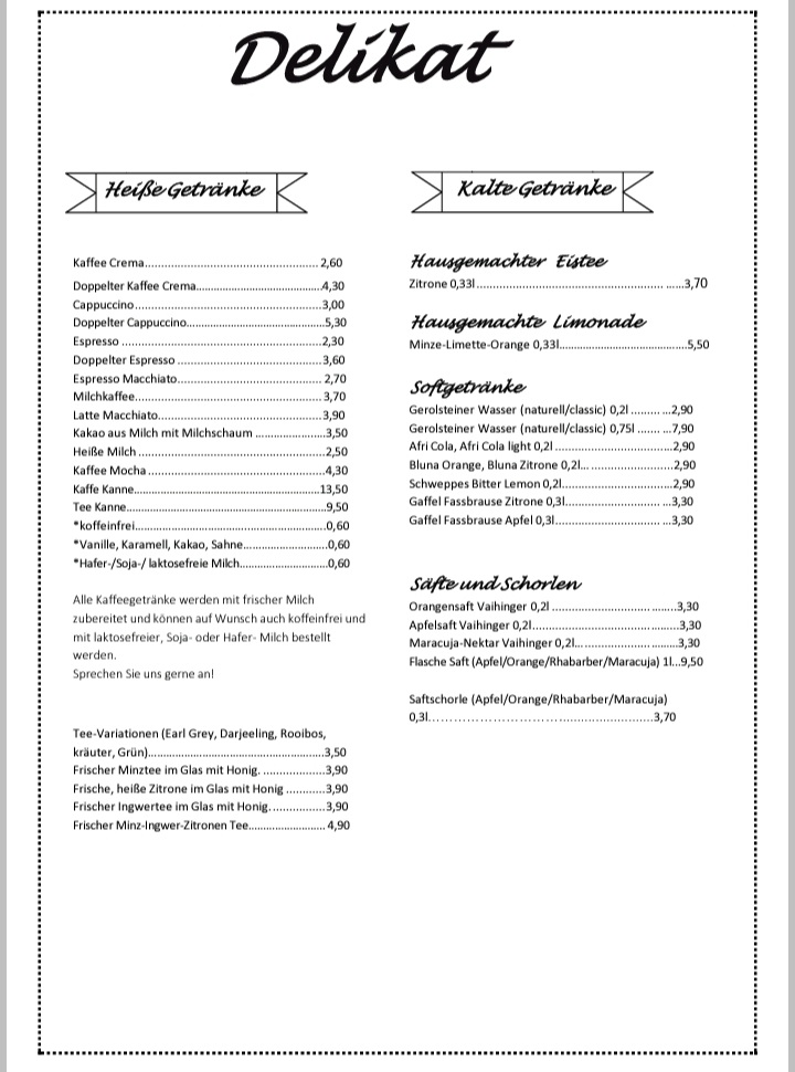 Cafe Delikat Photo Menu 3
