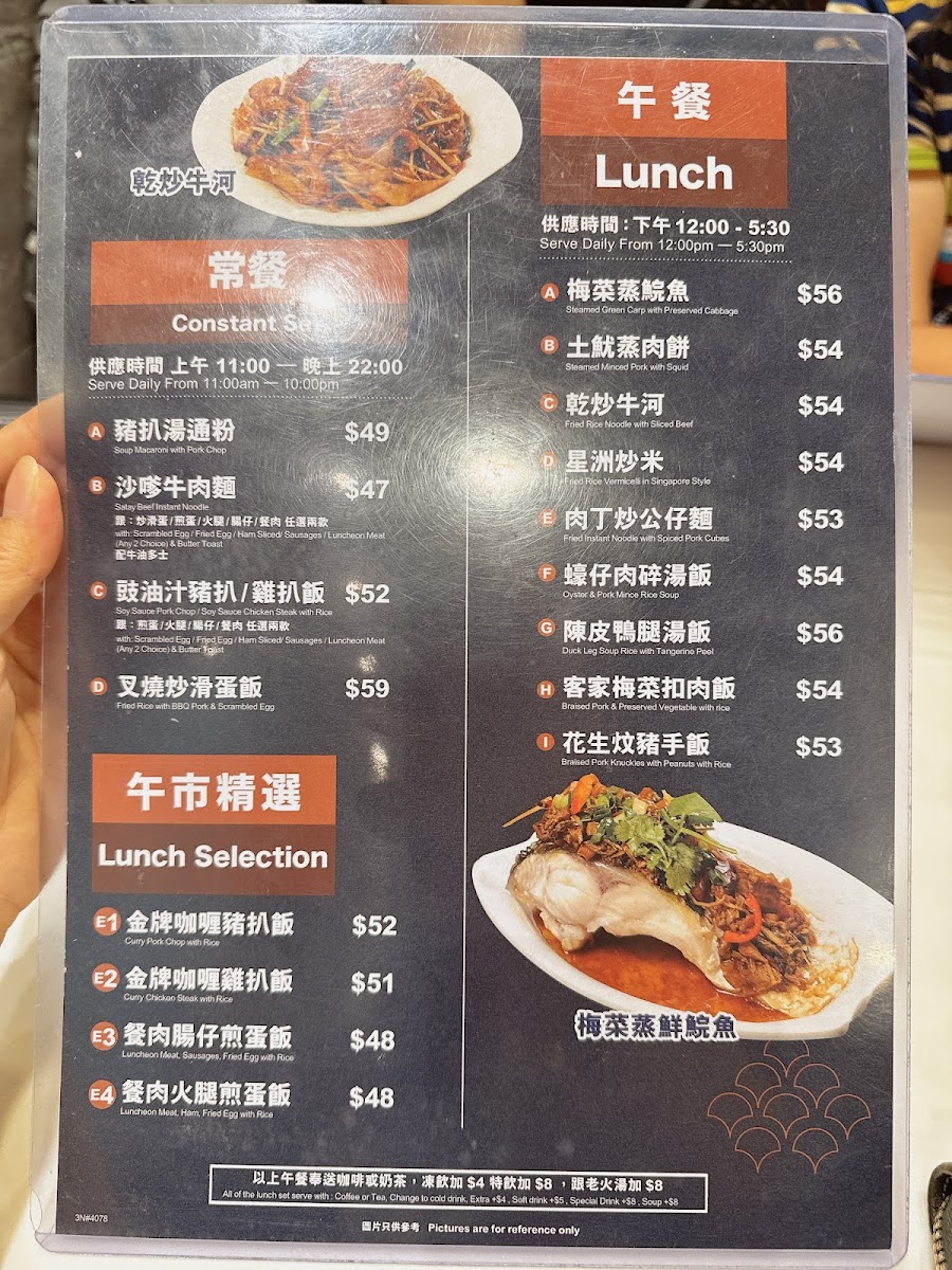 Yung's Roast Goose Restaurant Photo Menu 4
