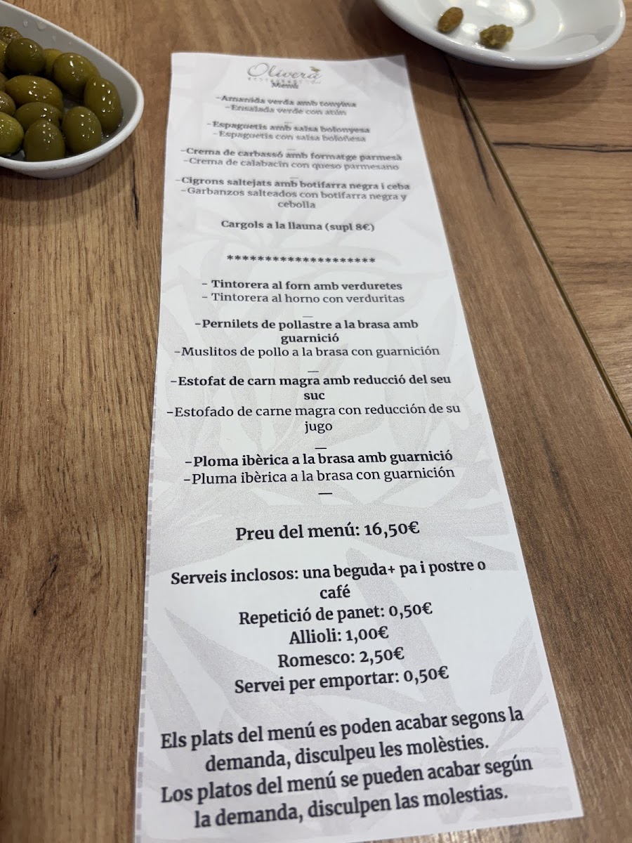 Olivera Restaurant Photo Menu 3