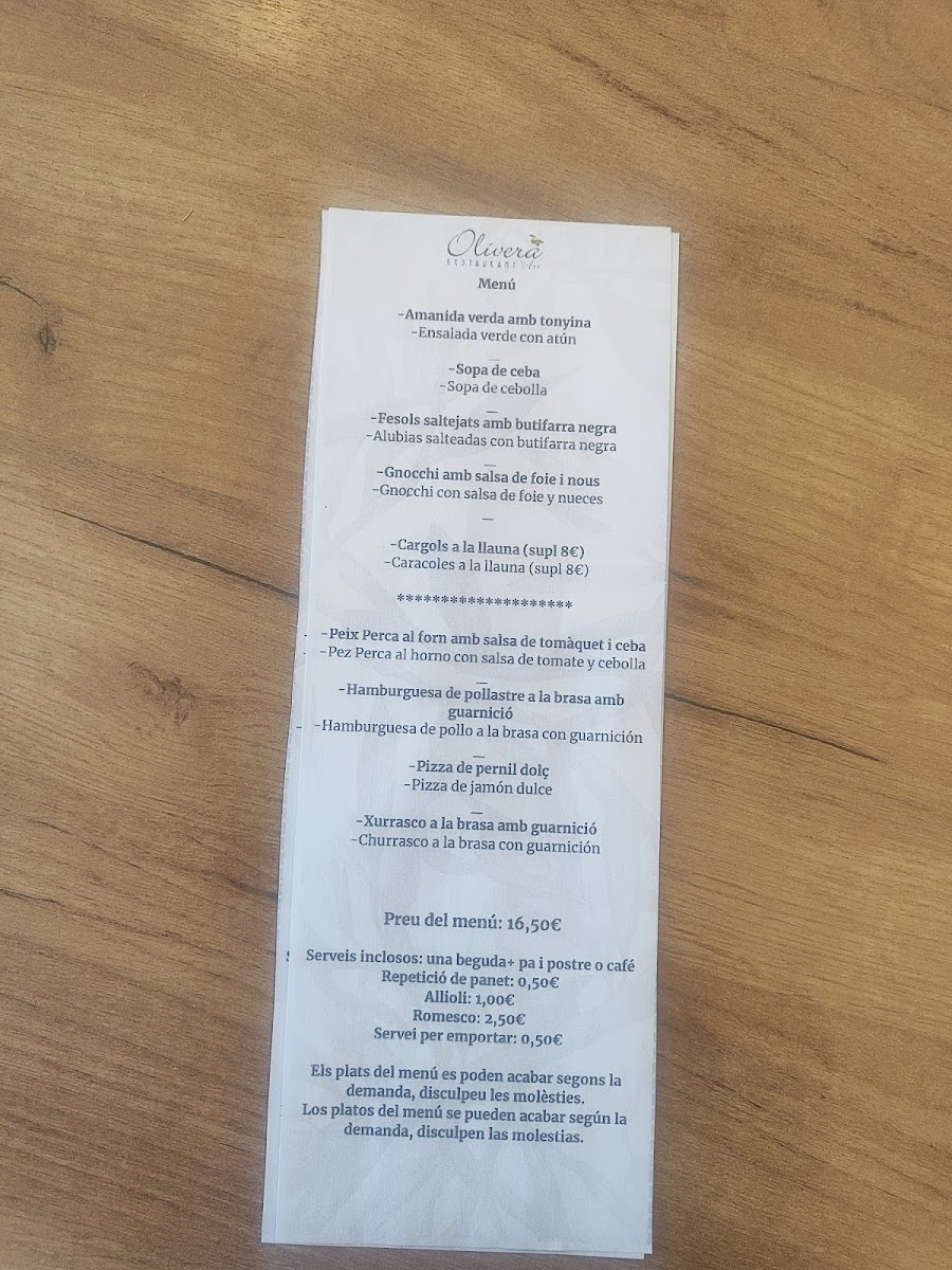 Olivera Restaurant Photo Menu 6