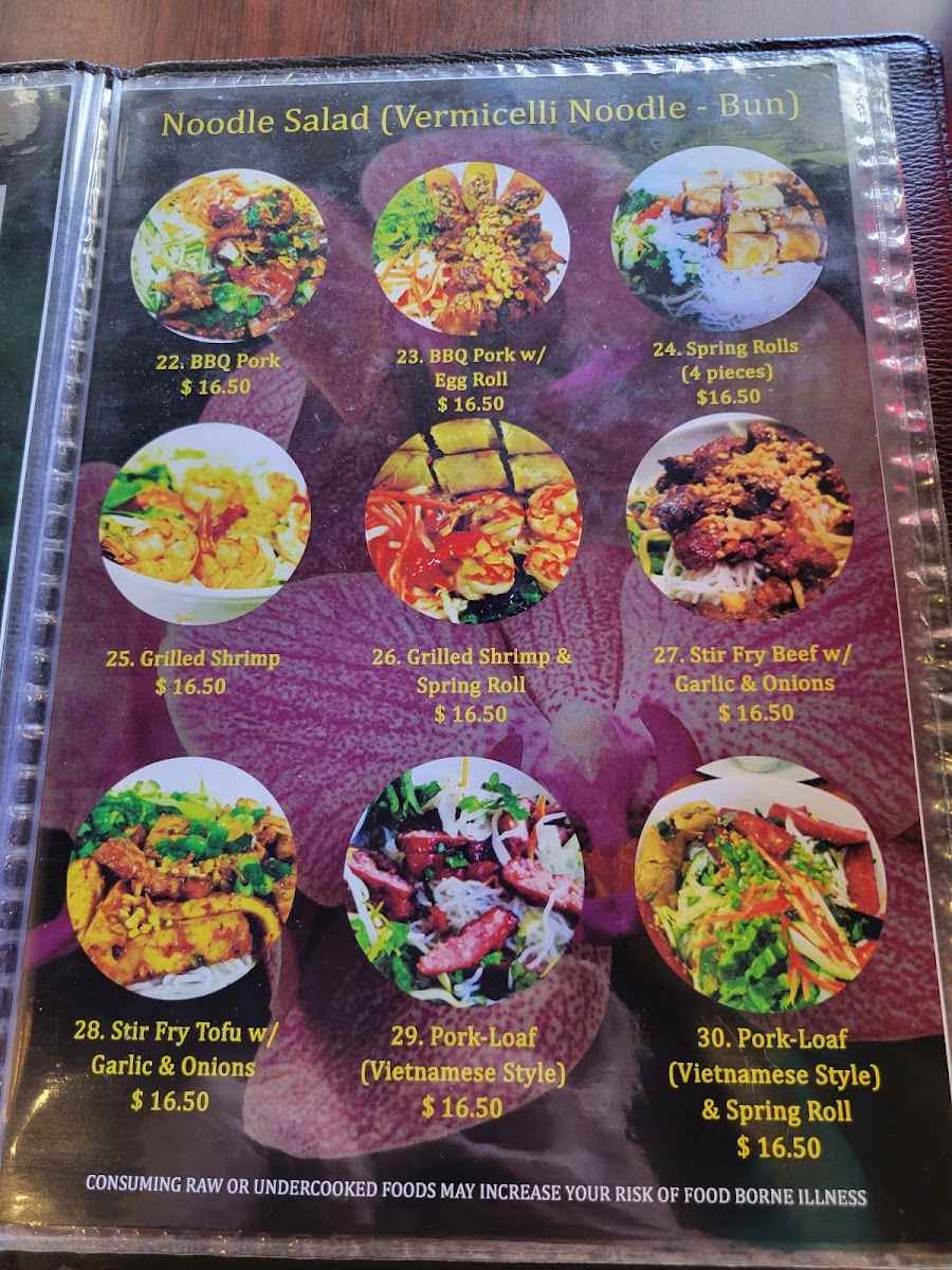Noodle Bar Photo Menu 1