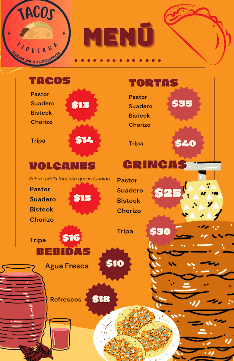 Tacos Figueroa Photo Menu 1