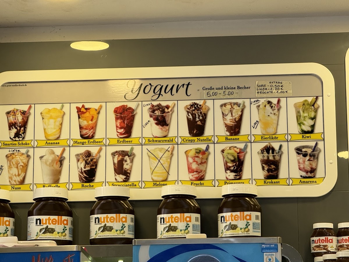 Yogurteria Carlo Photo Menu 5