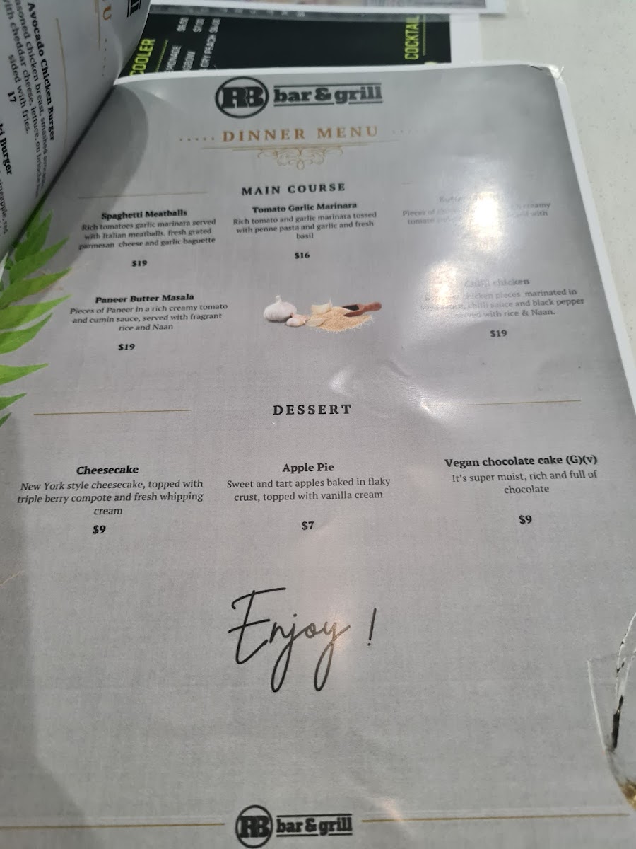 RB Bar and Grill Photo Menu 5