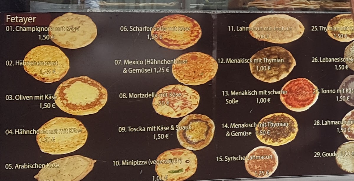 Damaskus Traditionelle Syrische Spezialitäten Photo Menu 5