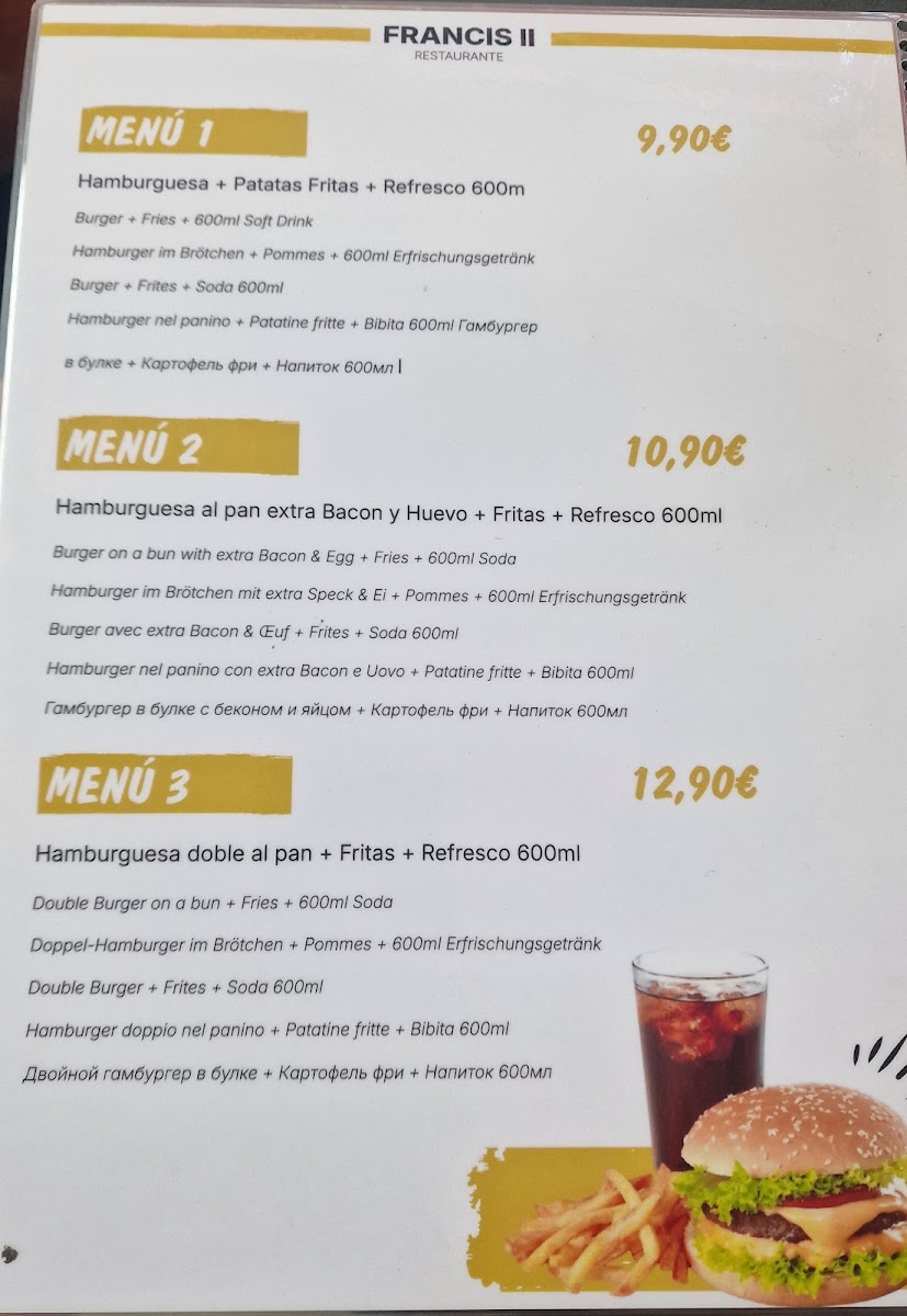 Bar Restaurante Francis II Photo Menu 9