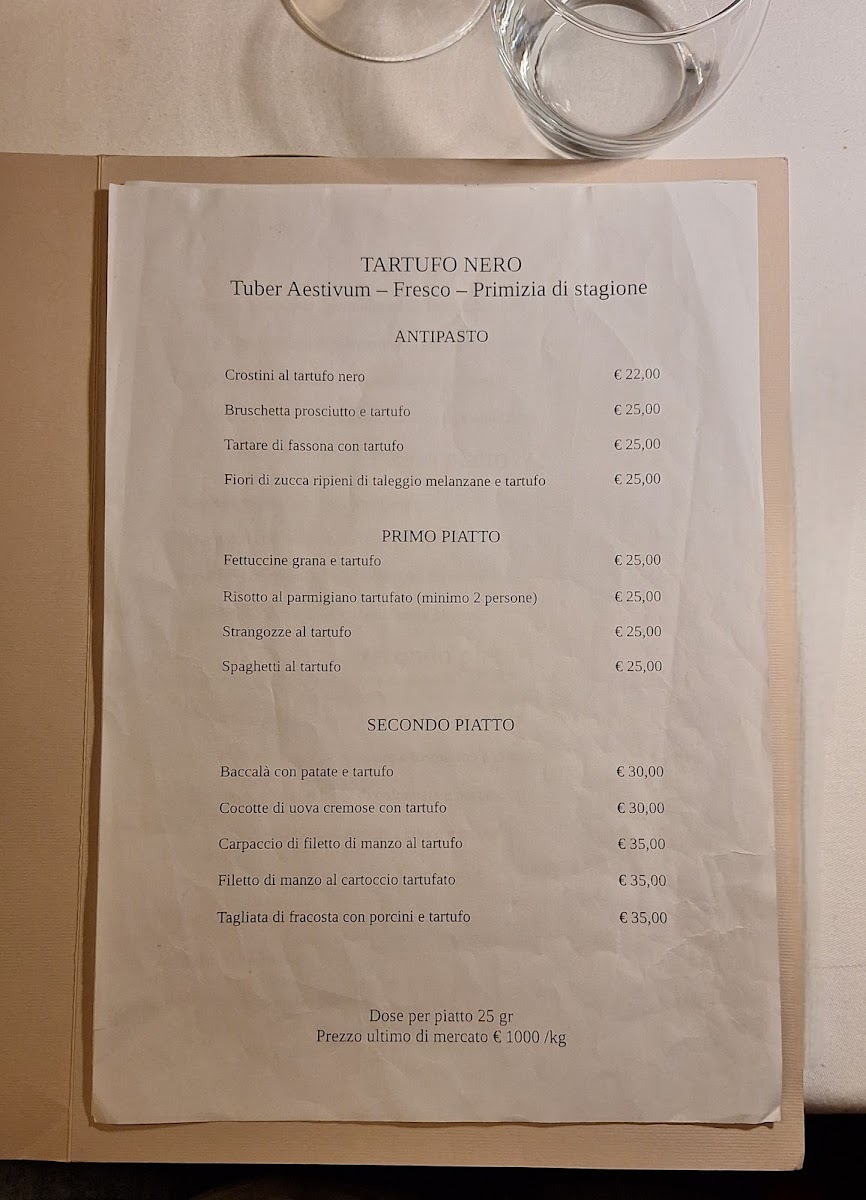 Ristorante Il Tartufo Spoleto Photo Menu 3