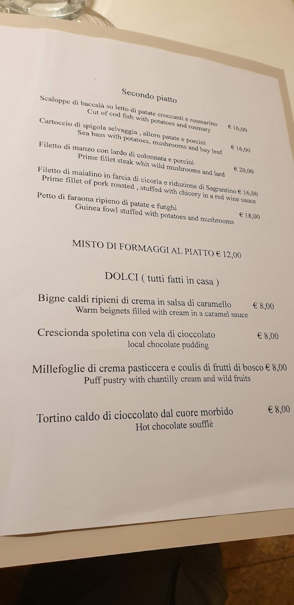 Ristorante Il Tartufo Spoleto Photo Menu 5