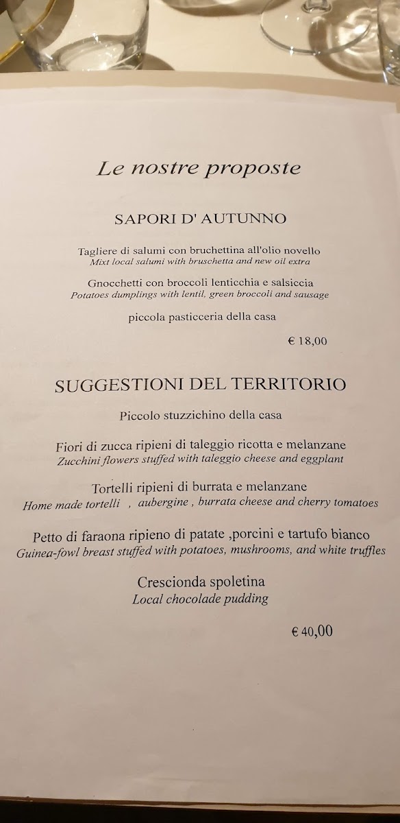 Ristorante Il Tartufo Spoleto Photo Menu 6