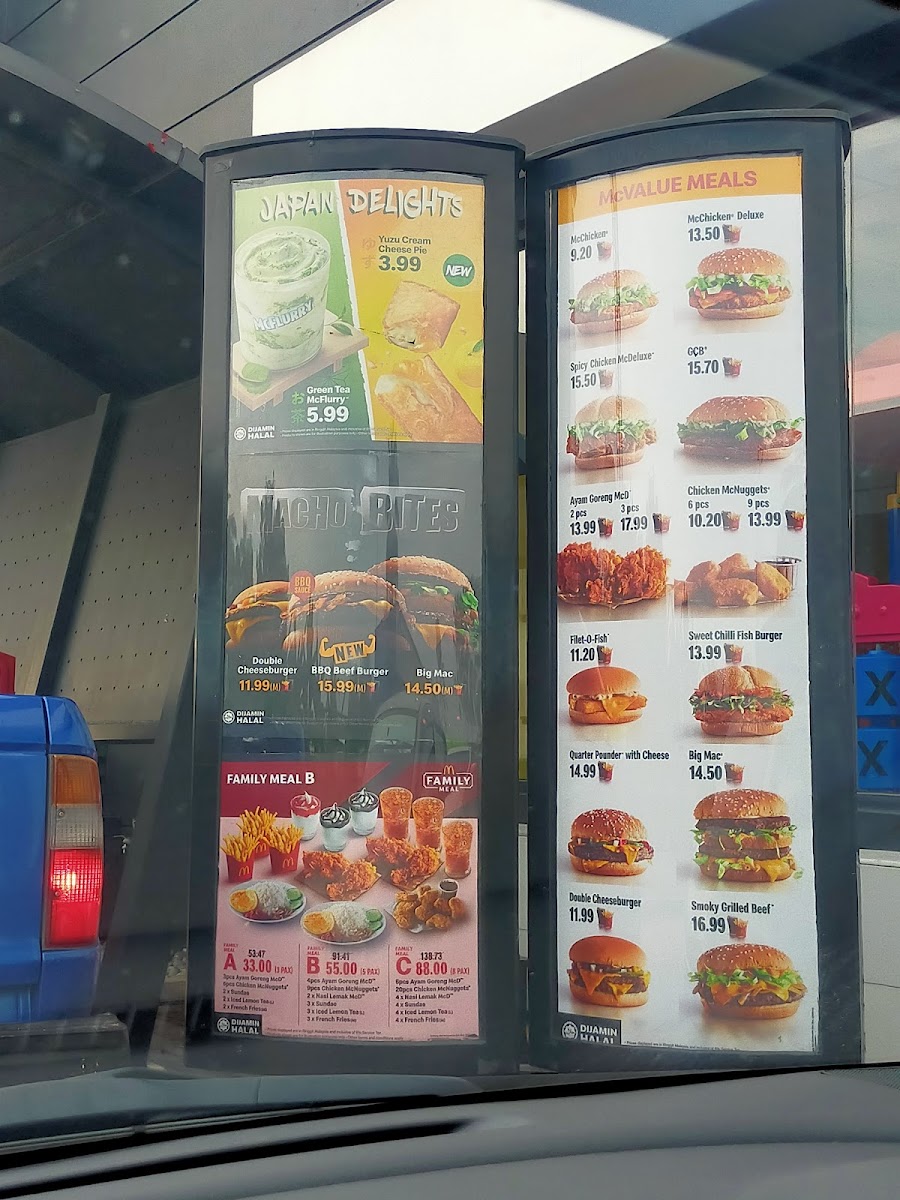 McDonald's Lotus's Alma DT Photo Menu 1