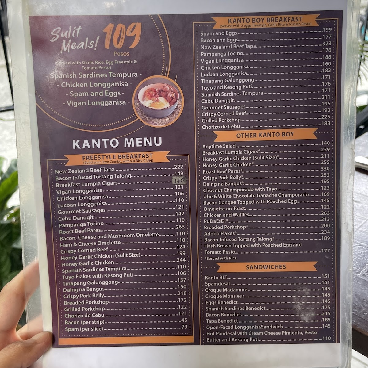 Kanto Freestyle Breakfast Photo Menu 10