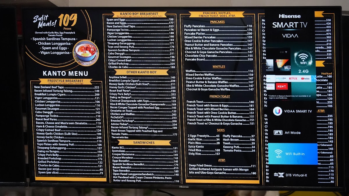 Kanto Freestyle Breakfast Photo Menu 4