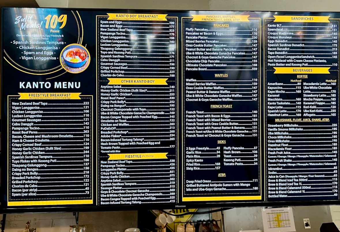 Kanto Freestyle Breakfast Photo Menu 6