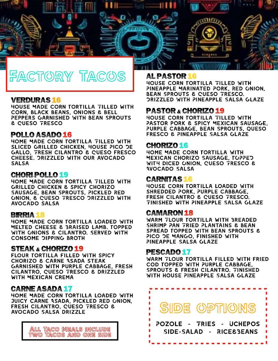 Taco Factory Mexican Cuisine Photo Menu 3