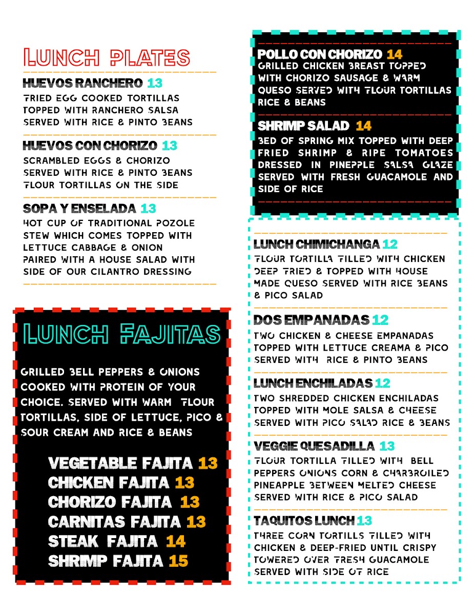 Taco Factory Mexican Cuisine Photo Menu 4