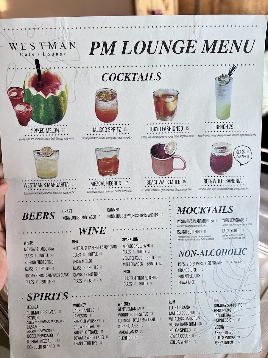 WESTMAN Cafe Lounge Photo Menu 2