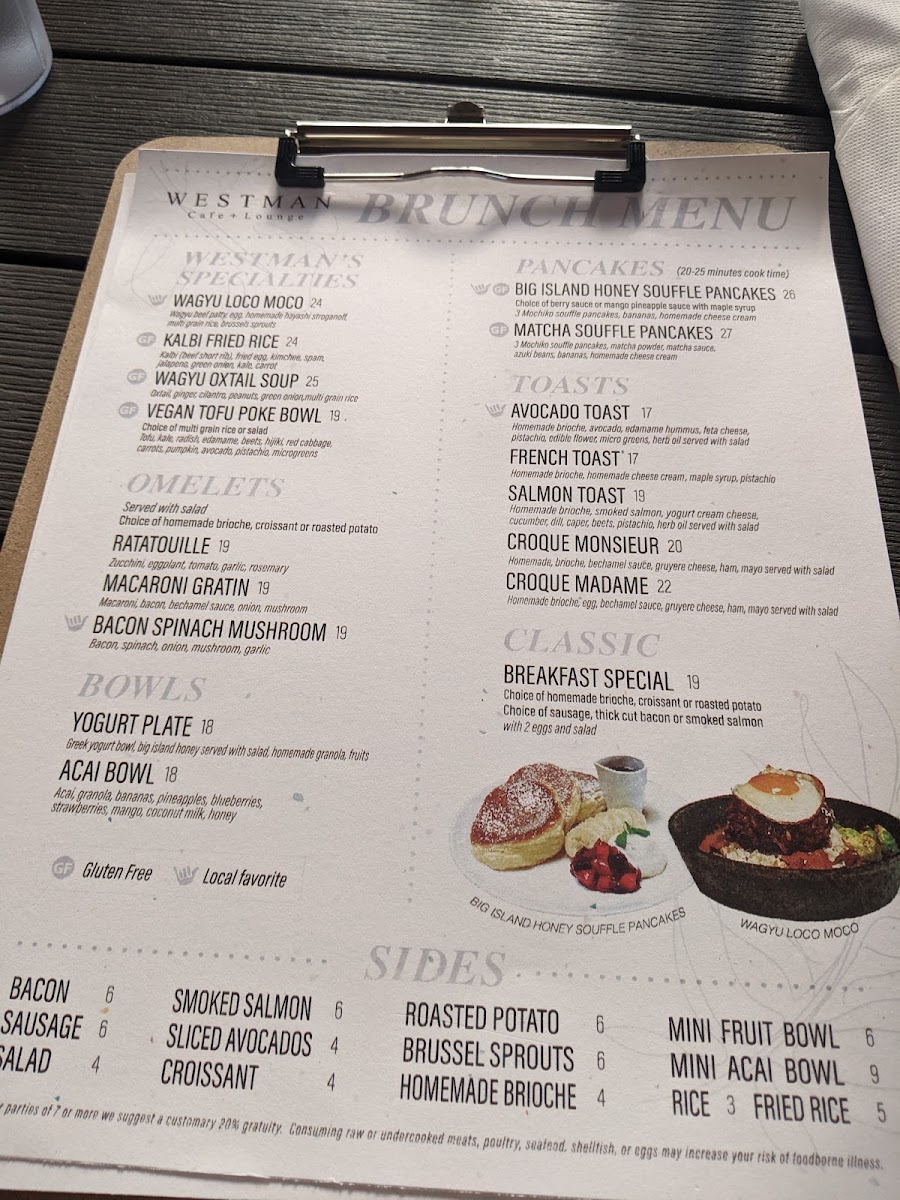 WESTMAN Cafe Lounge Photo Menu 7