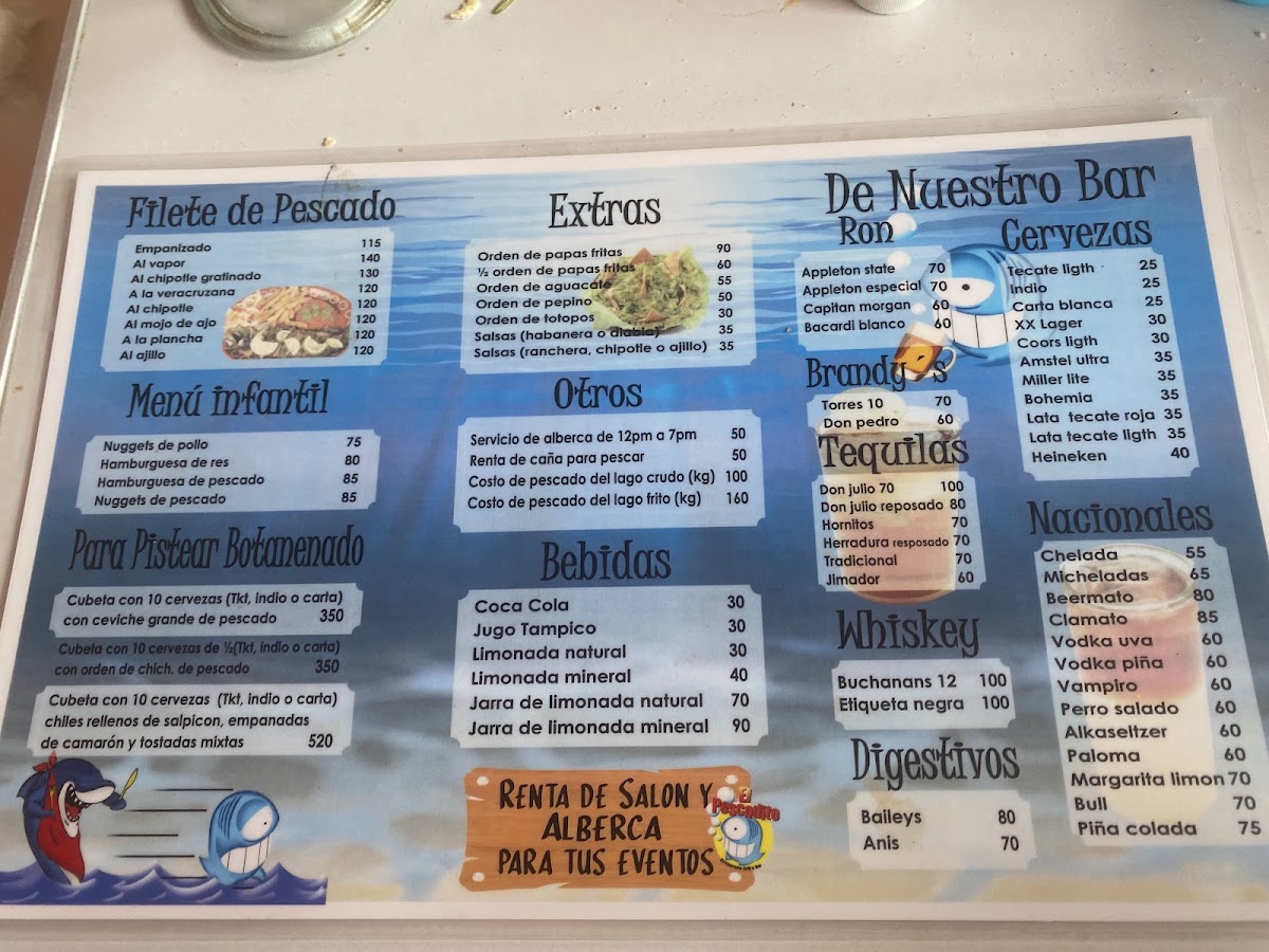 El Pescadito Restaurante Grill & Bar Photo Menu 3
