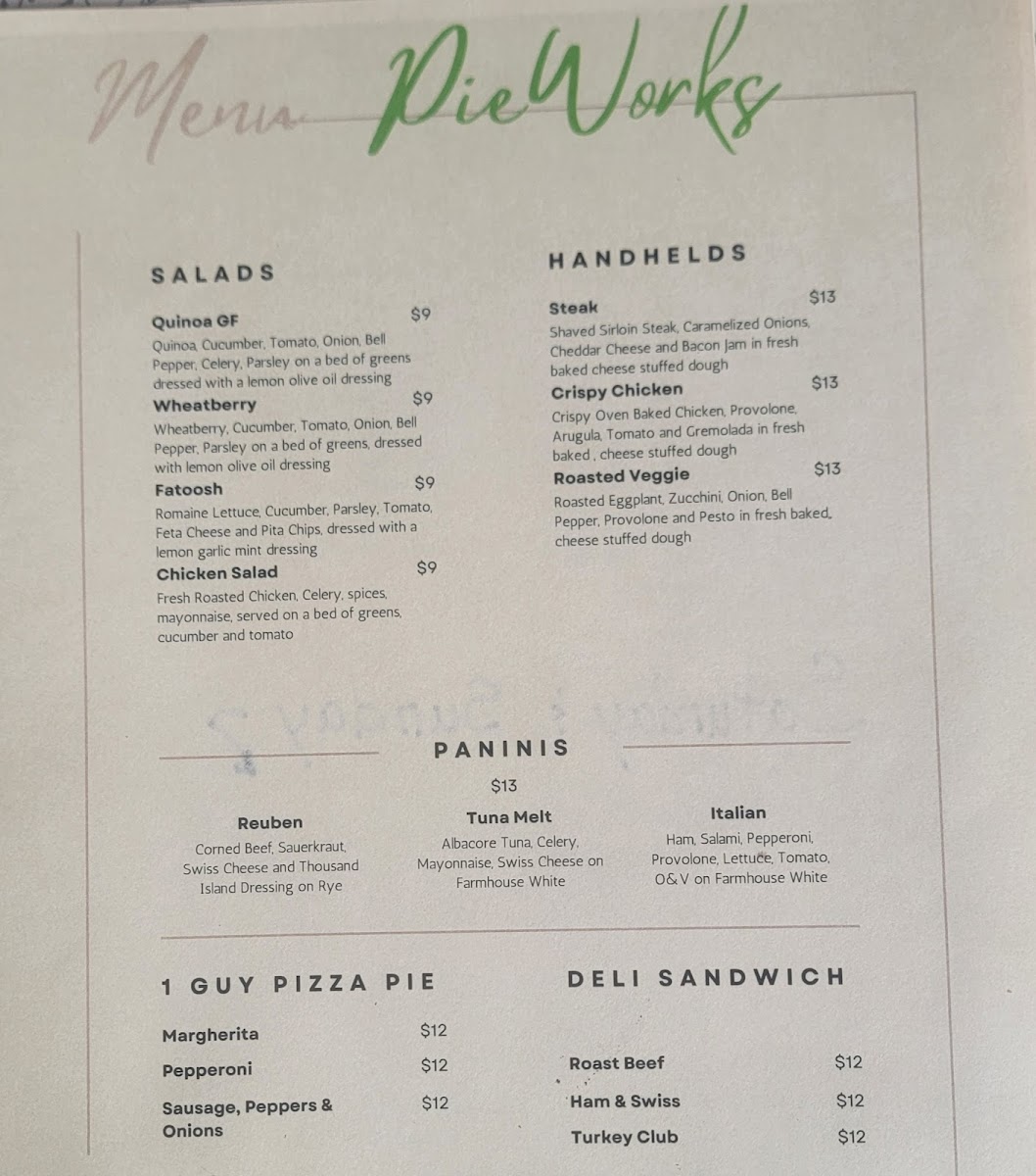 PieWorks Photo Menu 1