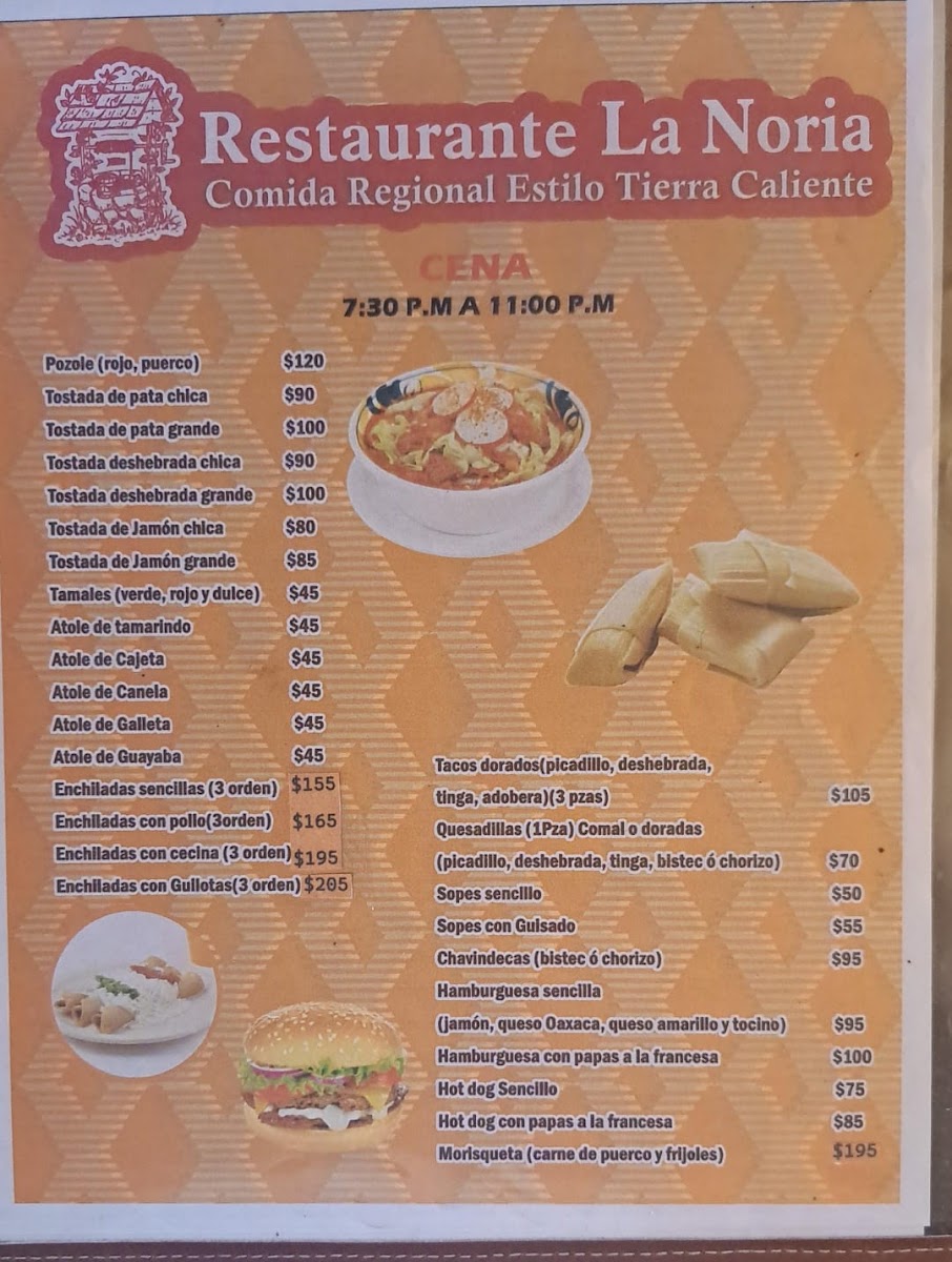 Restaurante La Noria Photo Menu 3