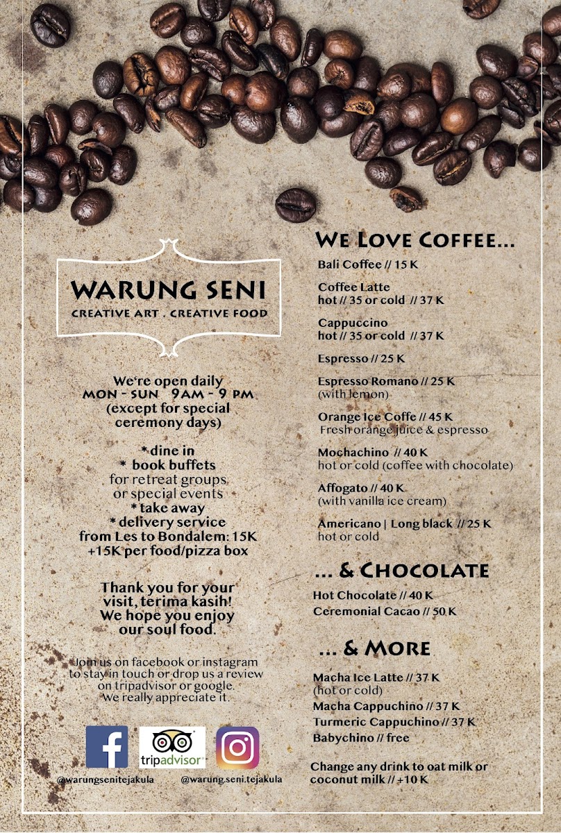 Warung Seni Tejakula Photo Menu 3
