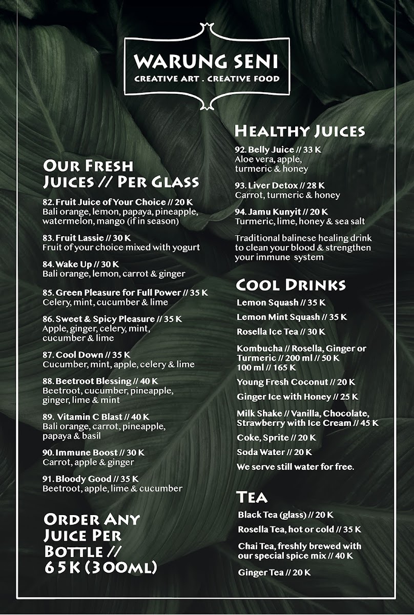 Warung Seni Tejakula Photo Menu 4