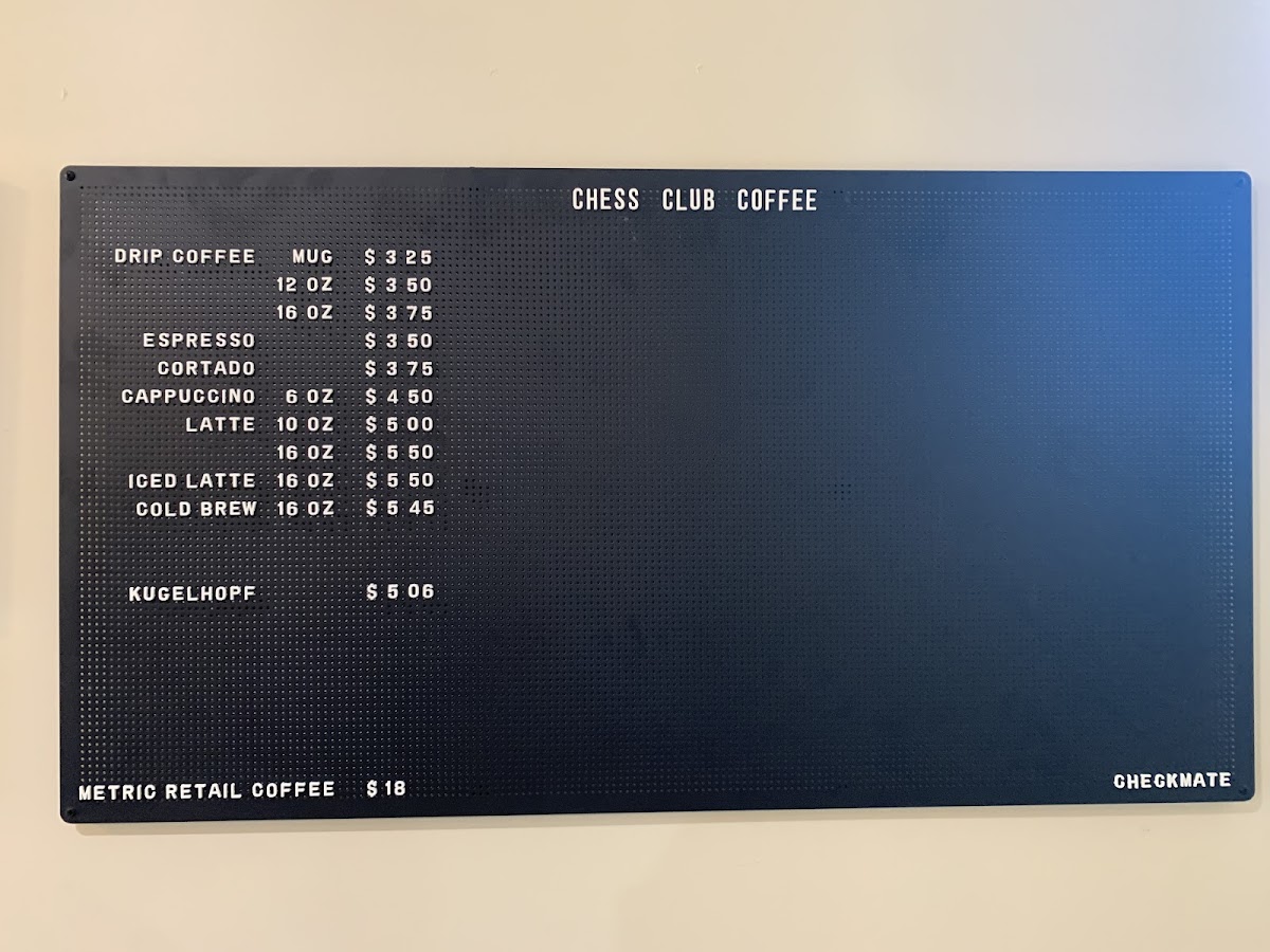 Chess Club Coffee Photo 8