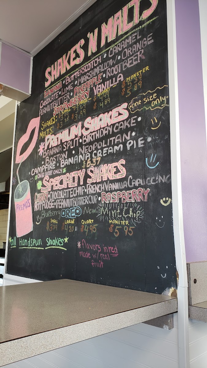 Premo's Drive In Photo Menu 3