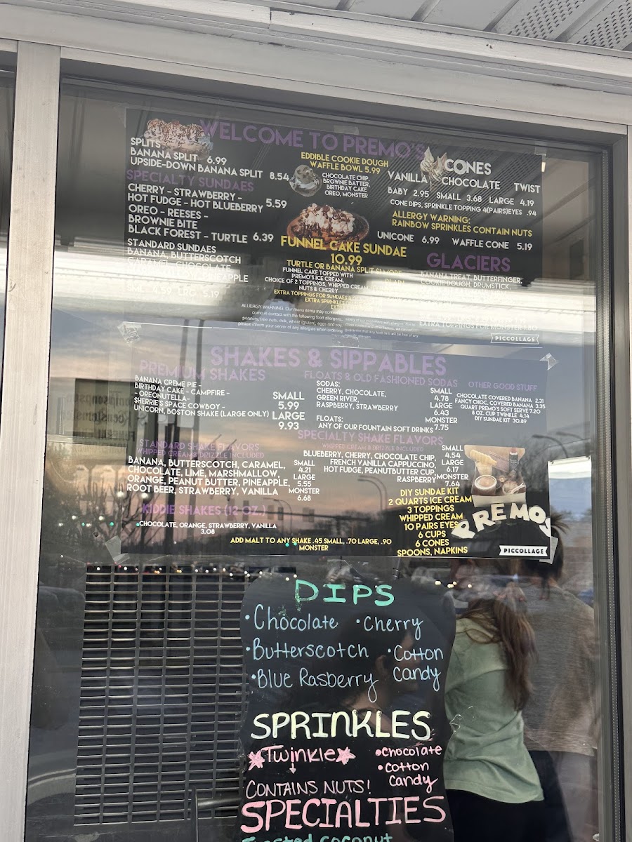 Premo's Drive In Photo Menu 4