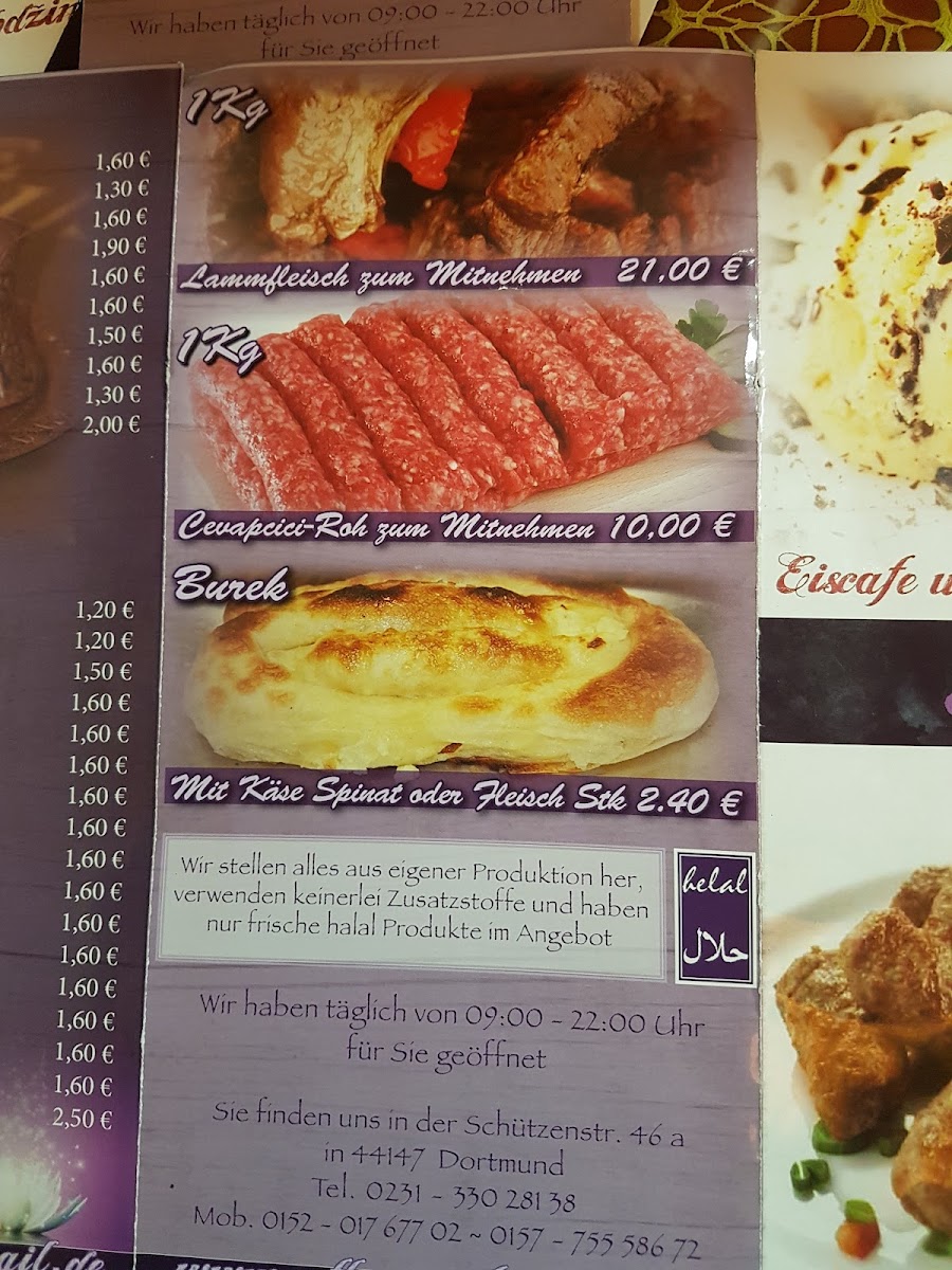 Restaurant Aida Photo Menu 4
