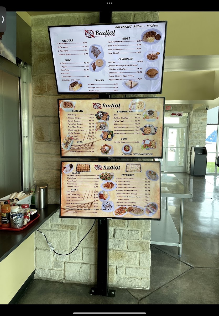 Radial Cafe Photo Menu 1