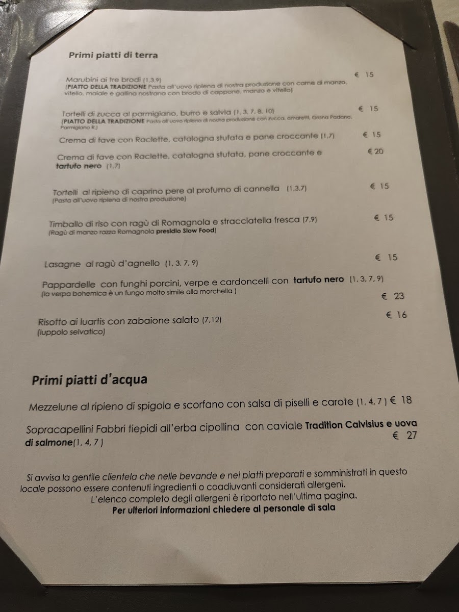 Osteria del Miglio 2.10 Photo Menu 4