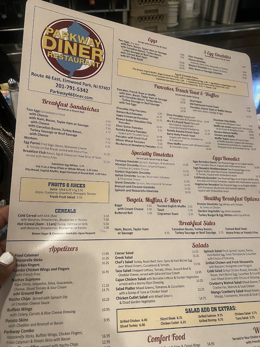 Parkway Diner Photo Menu 5