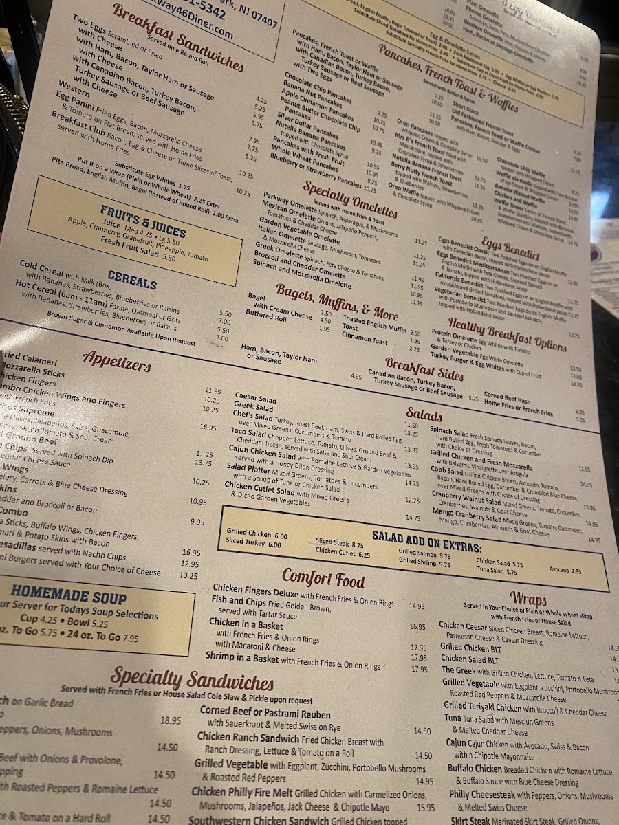 Parkway Diner Photo Menu 8