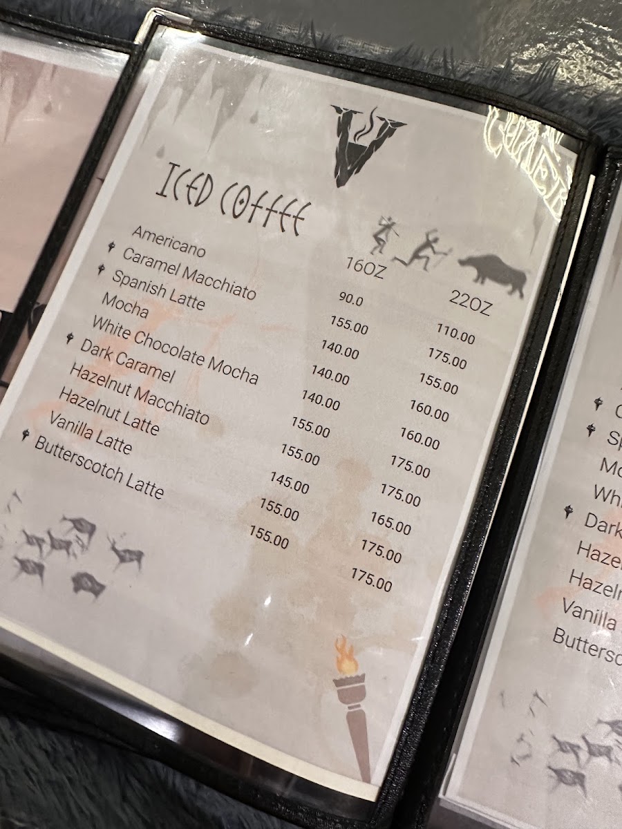 Cavern Cafe Photo Menu 1