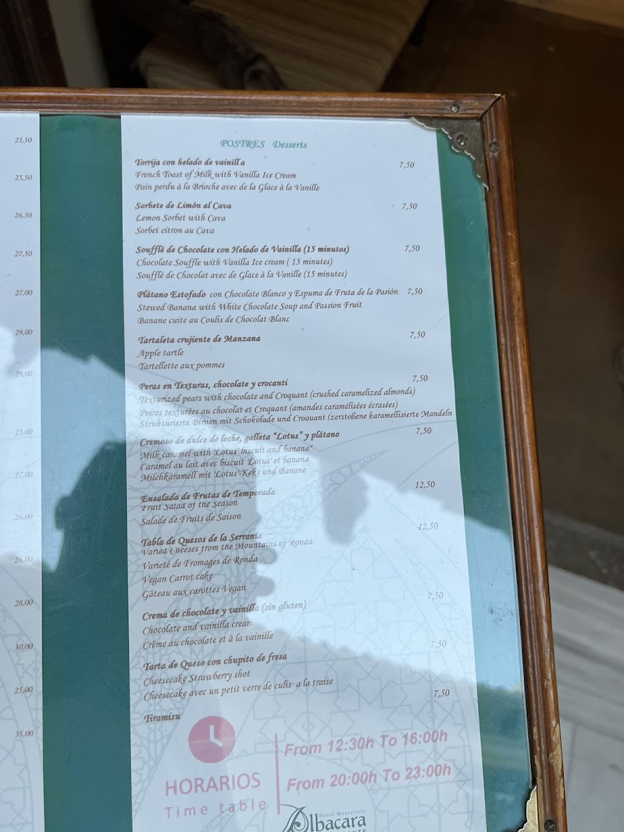 Restaurante Albacara Photo Menu 10