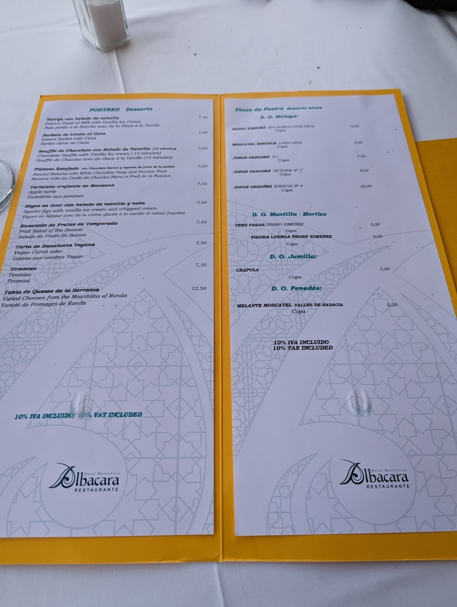 Restaurante Albacara Photo Menu 4