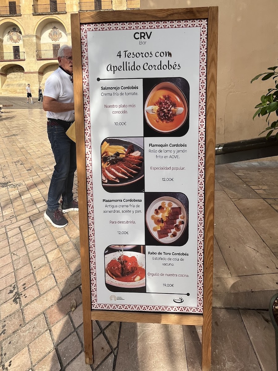 CRV Bar Photo Menu 2