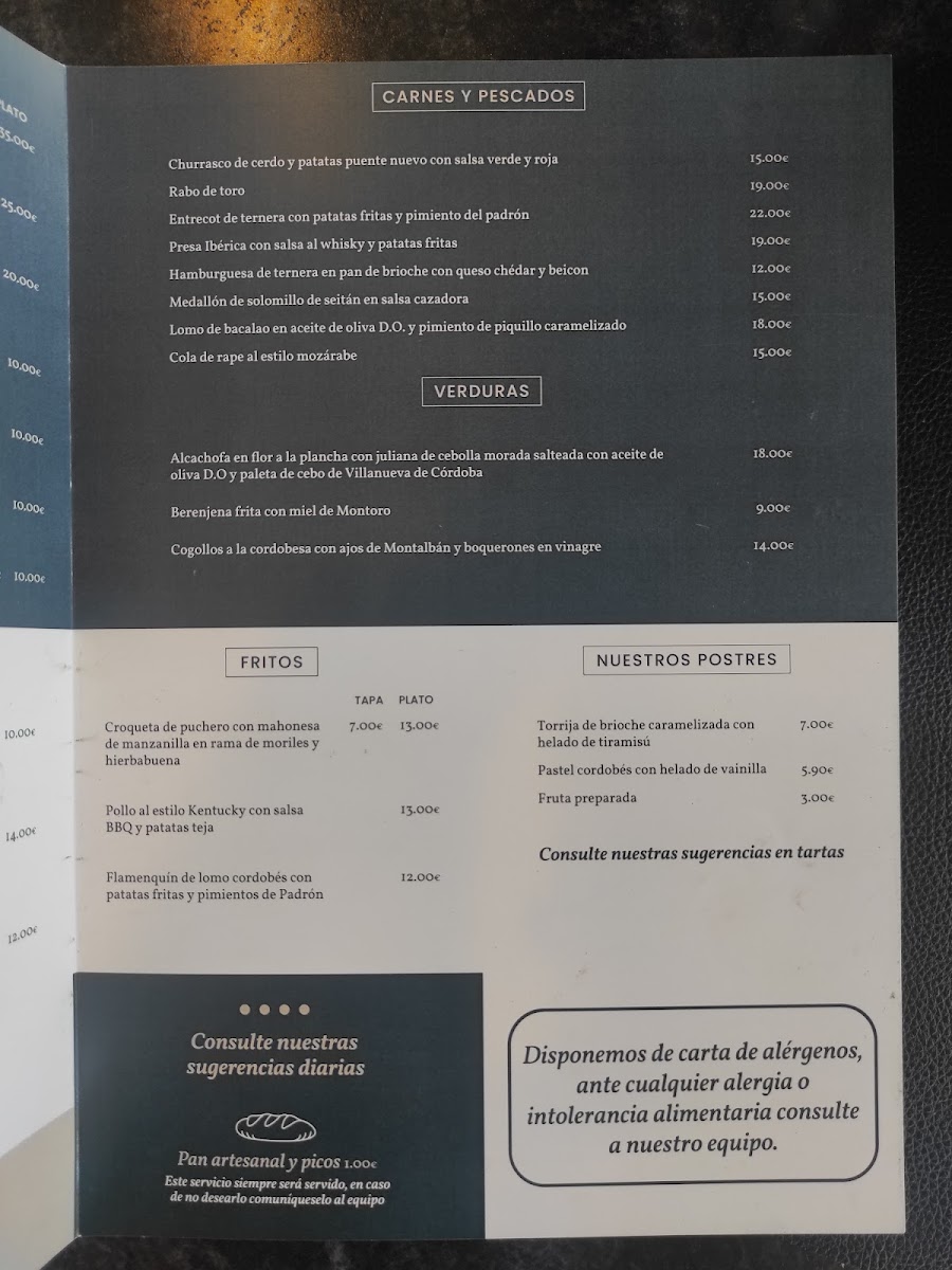 CRV Bar Photo Menu 4