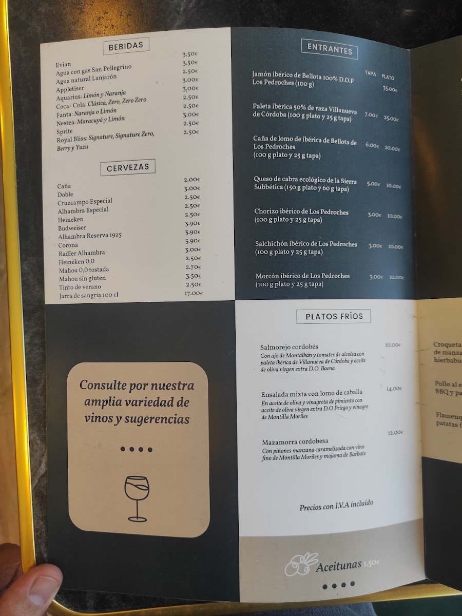 CRV Bar Photo Menu 6