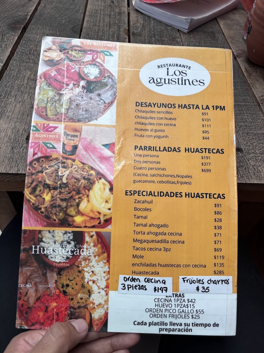 Los Agustines Restaurante Photo Menu 1