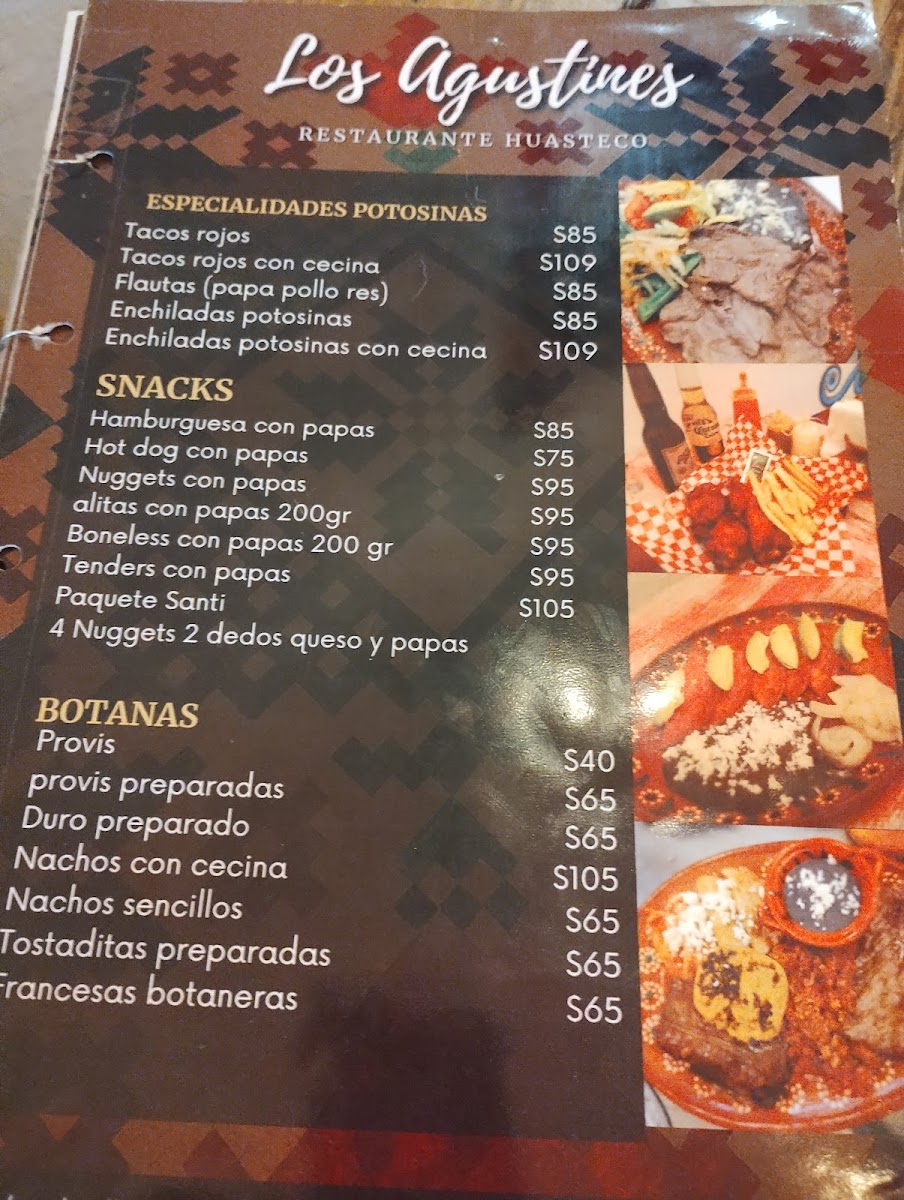 Los Agustines Restaurante Photo Menu 5