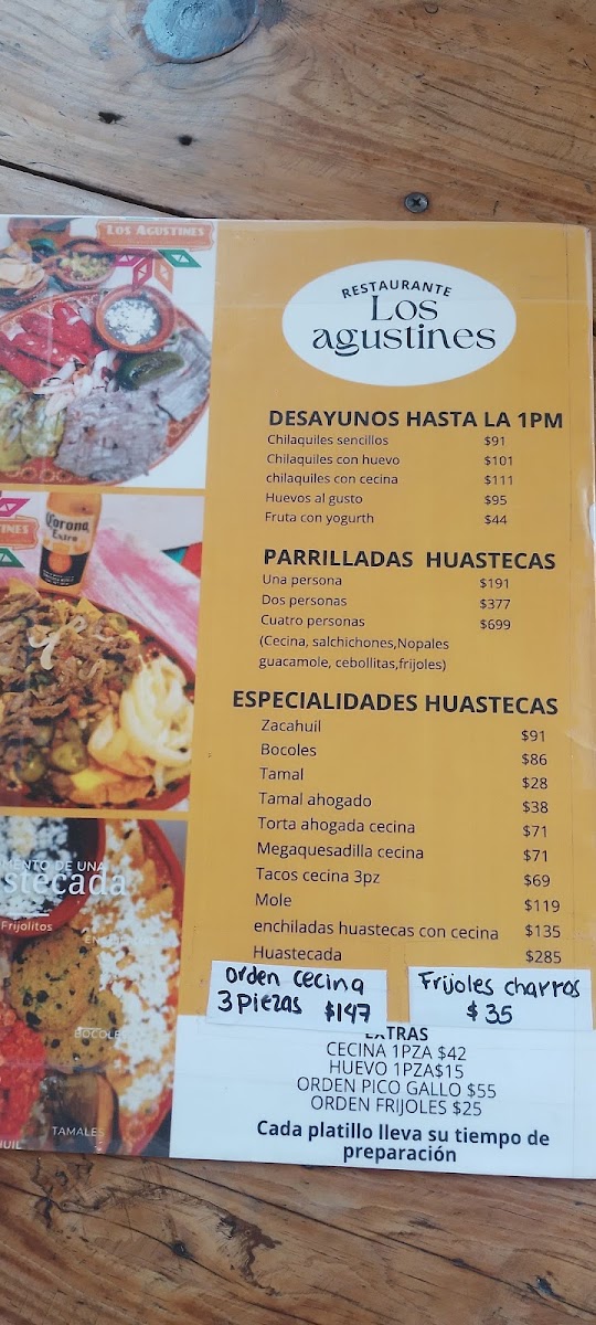 Los Agustines Restaurante Photo Menu 8