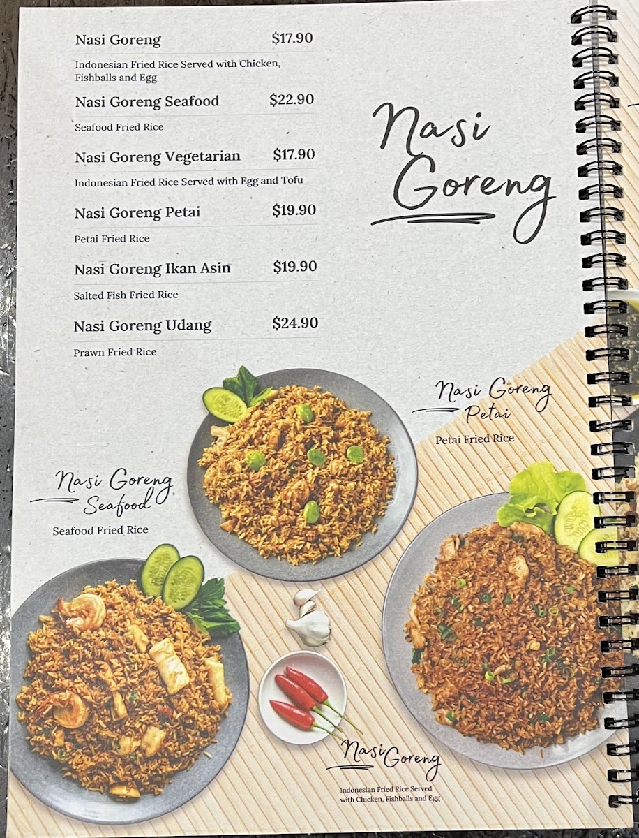 My Indo Kitchen Campsie Photo Menu 1