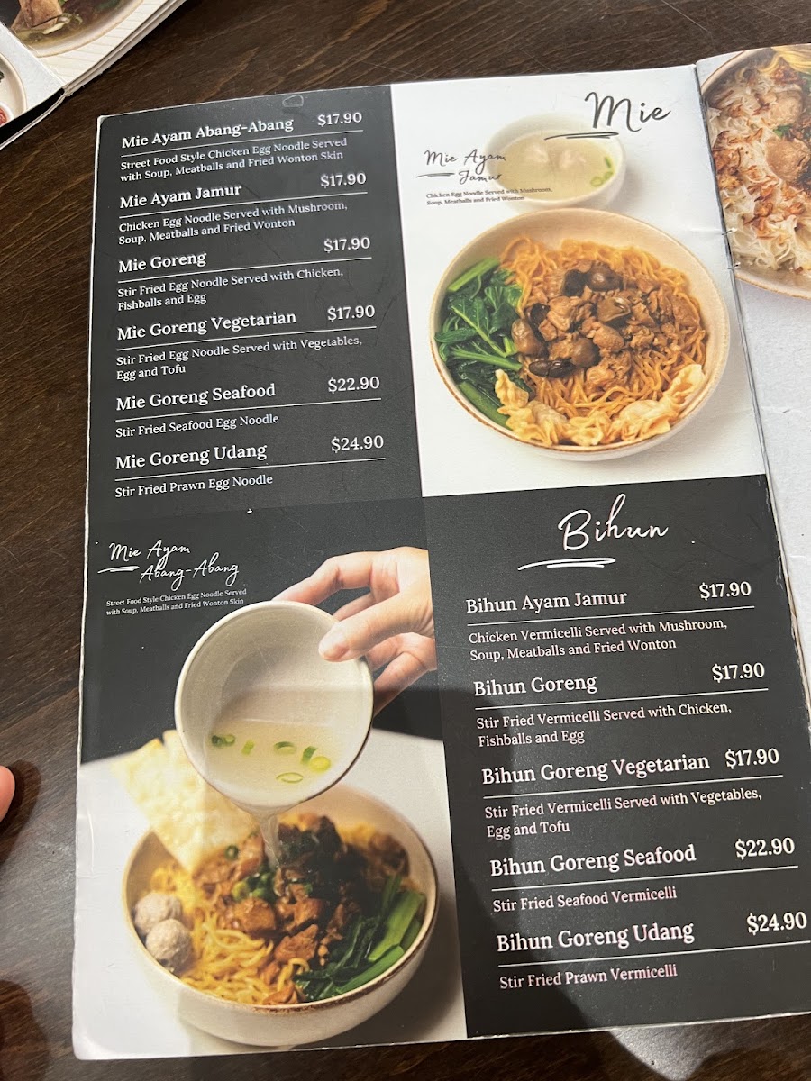 My Indo Kitchen Campsie Photo Menu 2