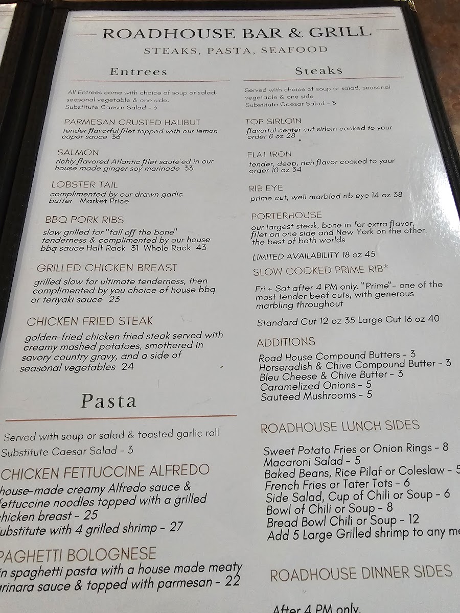 Jefferson's Roadhouse Photo Menu 4